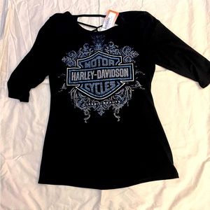 Harley-Davidson 3/4 Sleeve T-Shirt NWT Medium